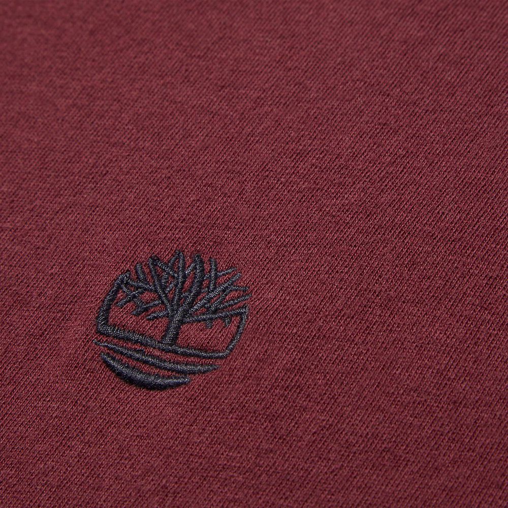 Camisetas Masculino - Timberland Short-Sleeve Logo - UABFM4652 - Vermelhas